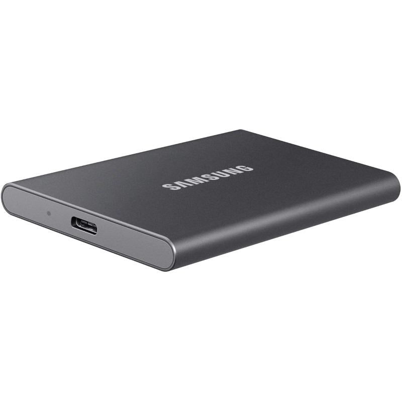 SSD Extern Samsung T7, 2TB, Titan Gray,