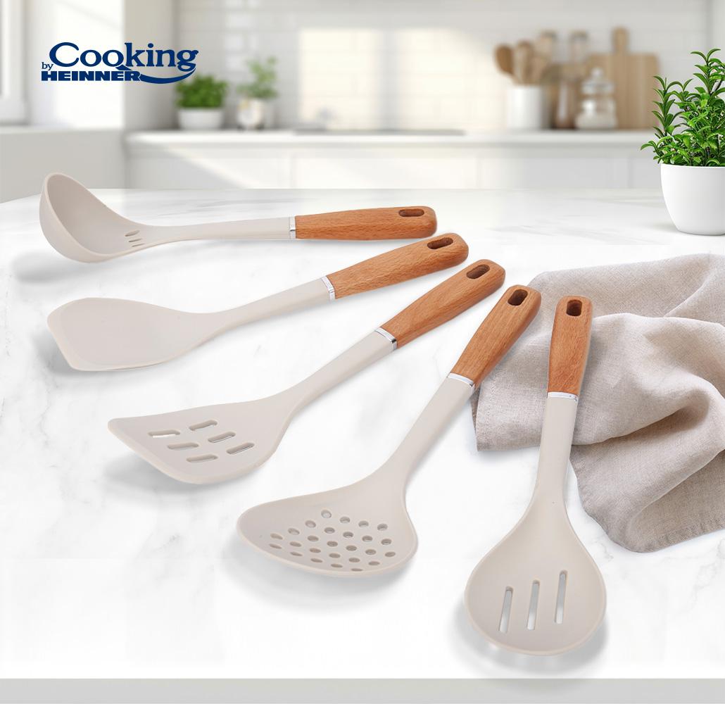 SPATULA SILICON  35x9.5 CM, CULINAR, COOKING BY HEINNER