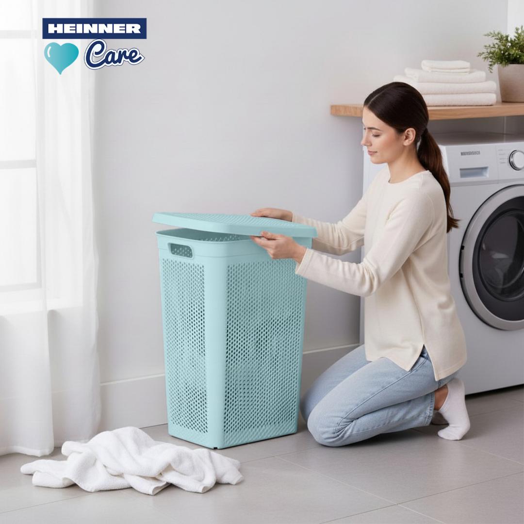 Heinner COS PENTRU RUFE SLIM DIN PLASTIC, 38L