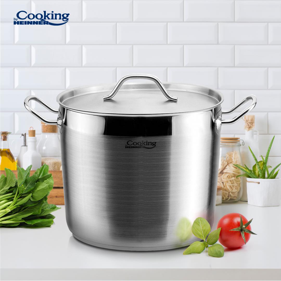 Oala+capac Inox 20x16 CM, 5L, Maestro (oala+capac Inox 20x16 CM)