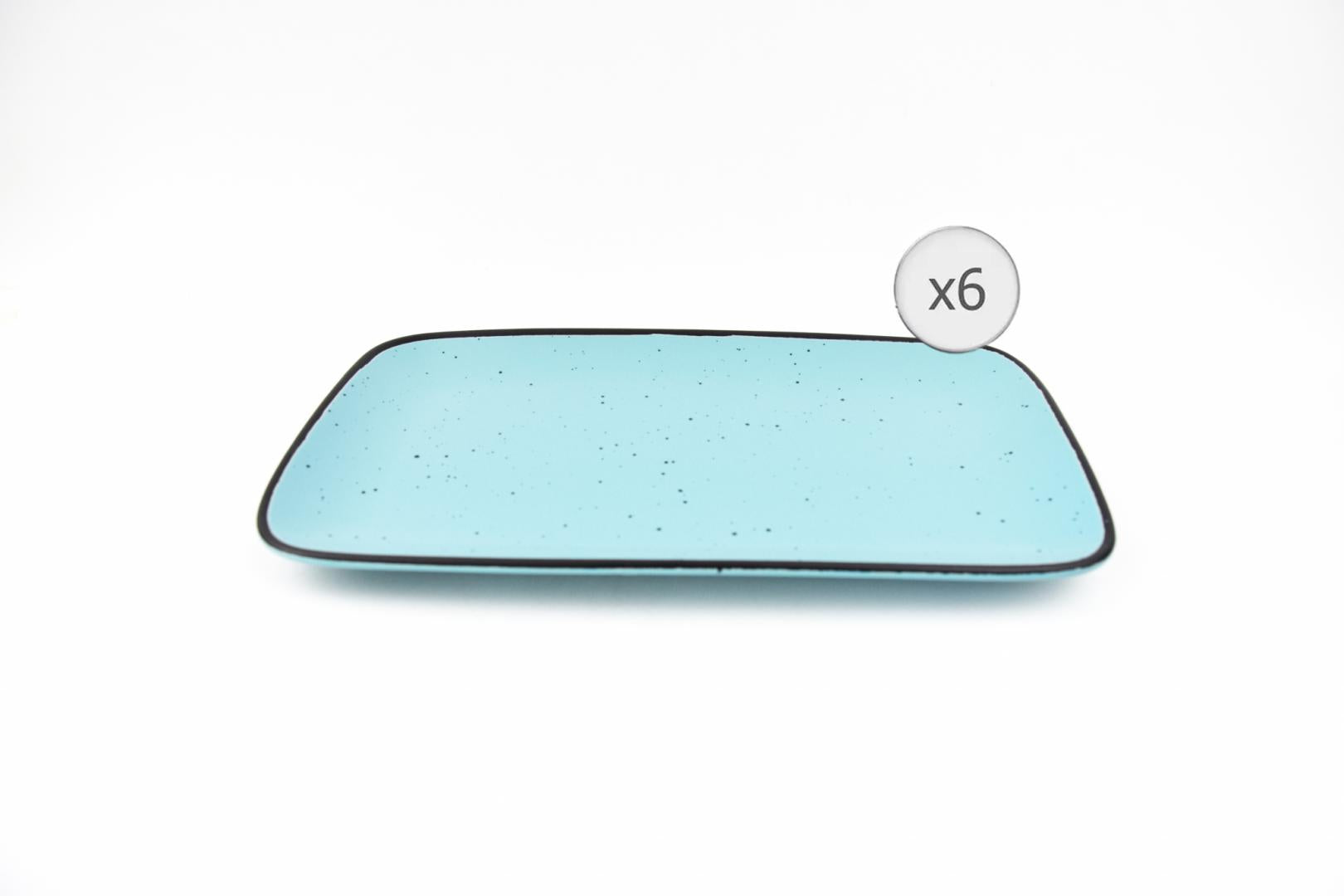 Set 6 Platouri Ceramica 32x20 Cm,electra (set 6 Platouri Ceramica 32x20 CM)