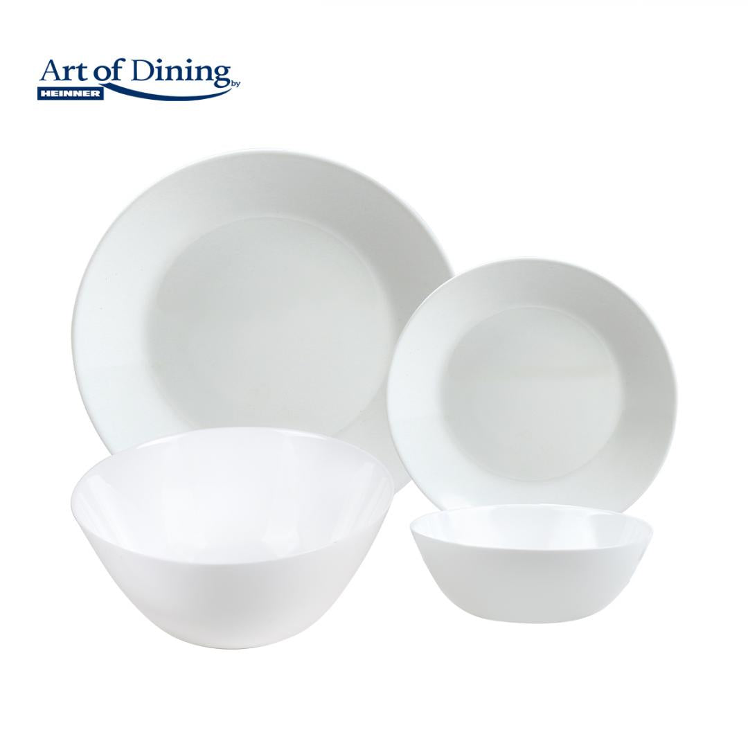 Heinner SERVICIU MASA OPAL ALB 19 PCS, ARIANA