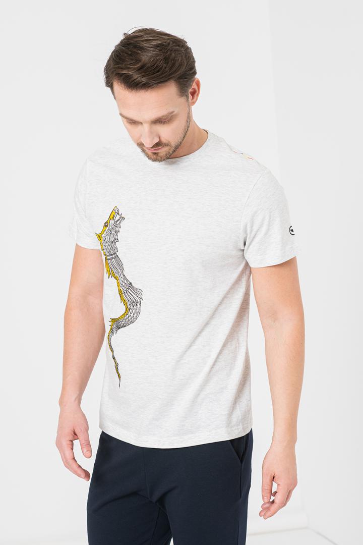 Pegas TRICOU CASUAL DRACON BARBATI LIGHT GRAY-