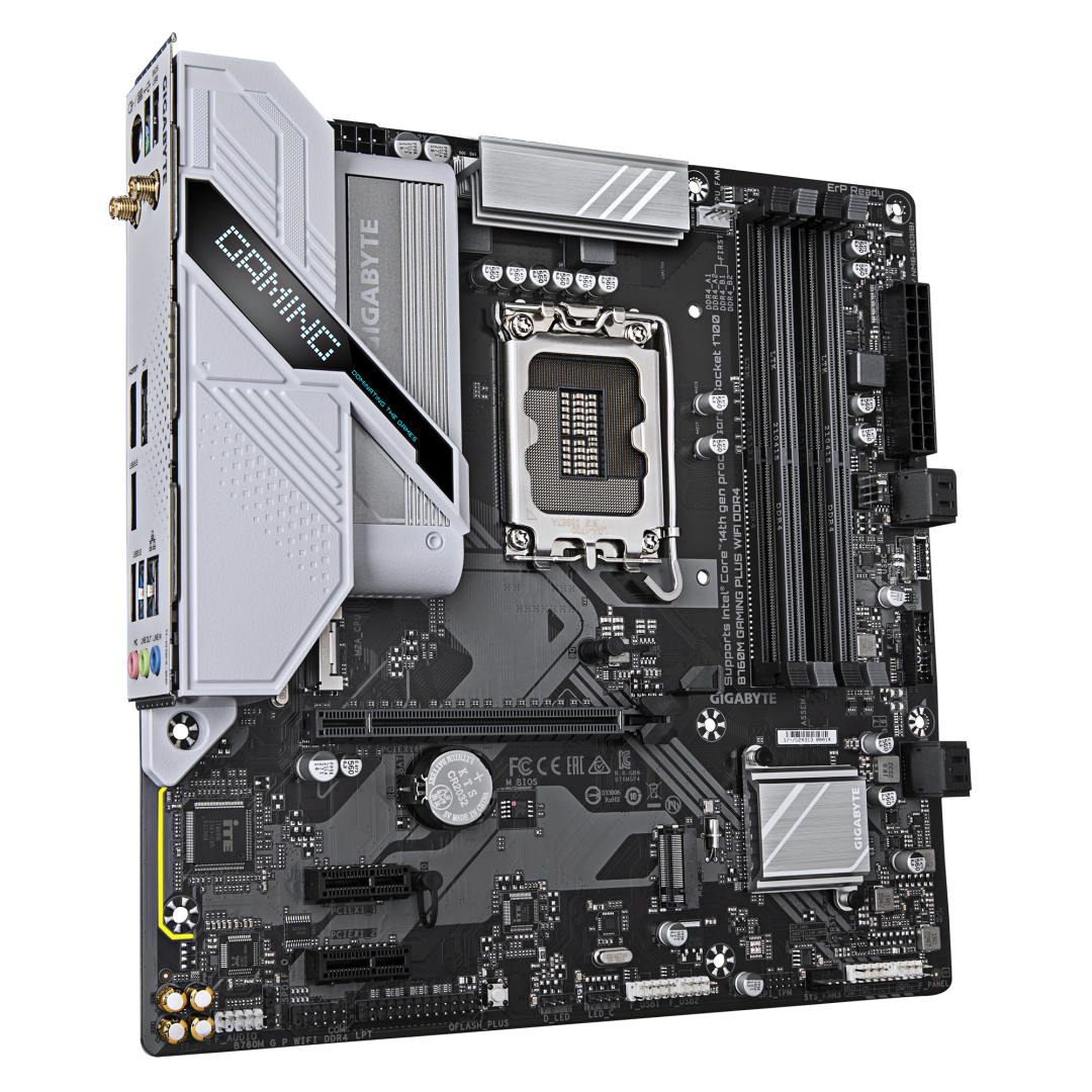MB Gigabyte B760M Gaming Plus WIFI DDR4 (Placa de baza Gigabyte B760M Gaming Plus WIFI)