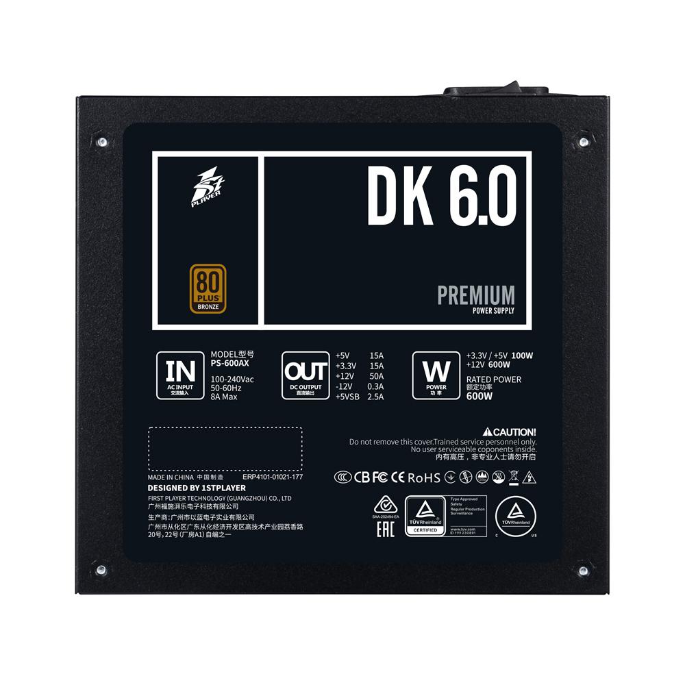 Sursa 1STPLAYER Dk Premium 600W (Sursa 1STPLAYER Dk Premium PS-600AX)