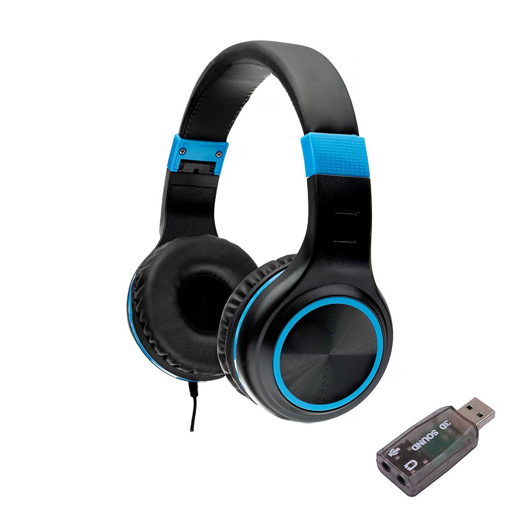 Casti cu micr. Spacer Pearl Blue USB (Casti Head-band Spacer SPHS-PEARL-BL-USB)