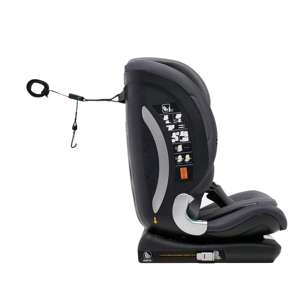 Scaun auto U-Grow,isofix,76-150 cm,negru