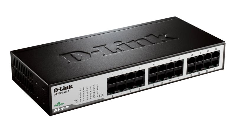 D-Link DLINK SW 24P-FE UNMNGD DESK/RM