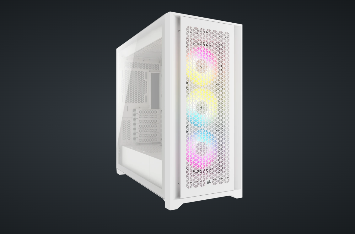 Corsair CR iCUE 5000D RGB AIRFLOW MID TOWER WH