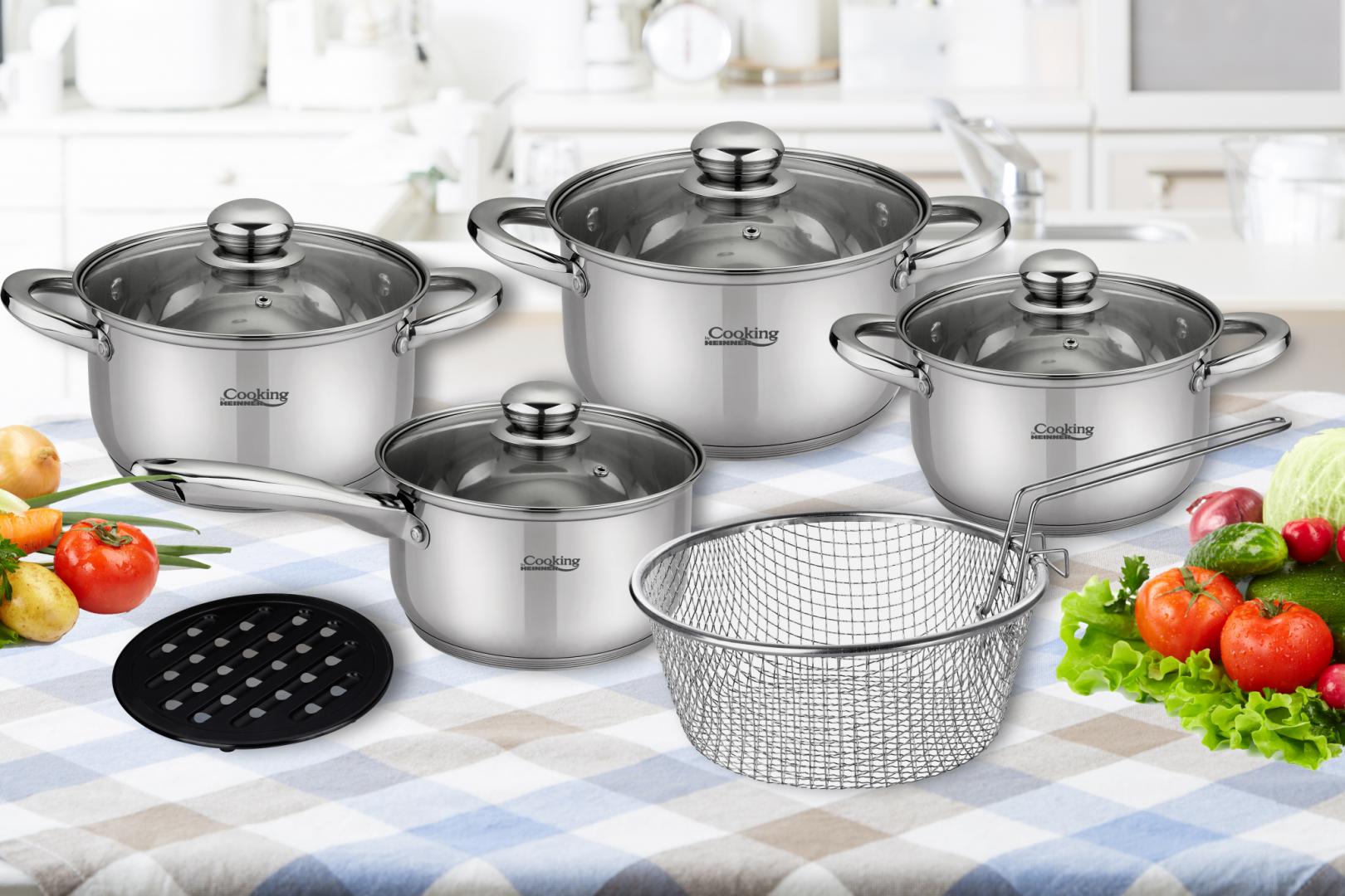 Heinner SET GATIT INOX 10 PIESE, MADELINE