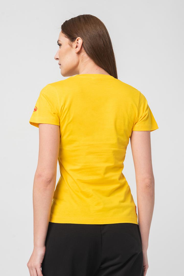 TSHIRT CASUAL F CAL PEGAS YELLOW-XS
