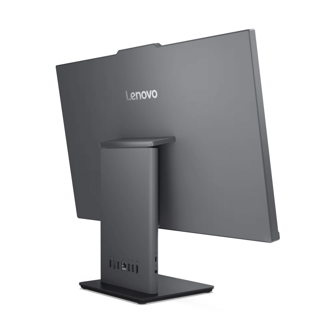 All-in-One Business Lenovo ThinkCentre neo 50a 24 Gen 5 cu procesor Intel Core 7 240H pana la 5.2GHz, 24 inch, Full HD, IPS, 16GB DDR5, 512GB M.2 NVMe SSD, Intel Graphics, FreeDos, Grey, 3 ani garantie