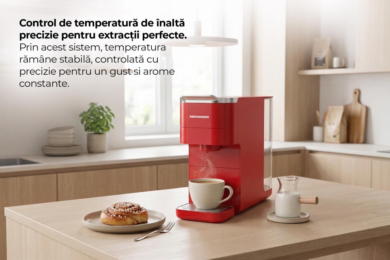 ESPRESSOR CU CAPSULE HEINNER CAFE SUPREME HEMC-DD15RED