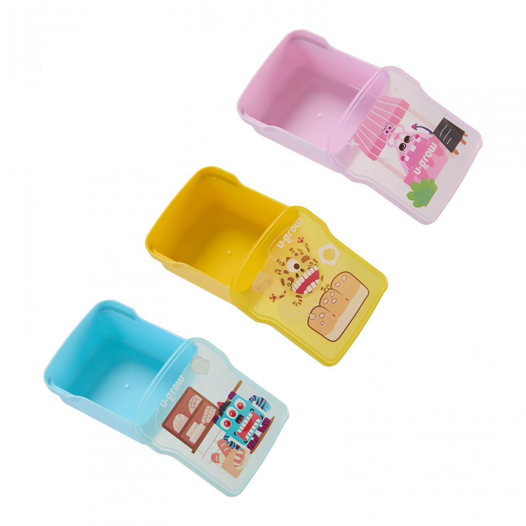 Set 3 caserole , 3 x 300ml, U-Grow