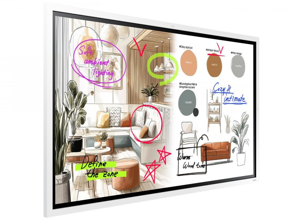 Ecran Interactiv SAMSUNG LH55WMFWBGCXEN imagine 2