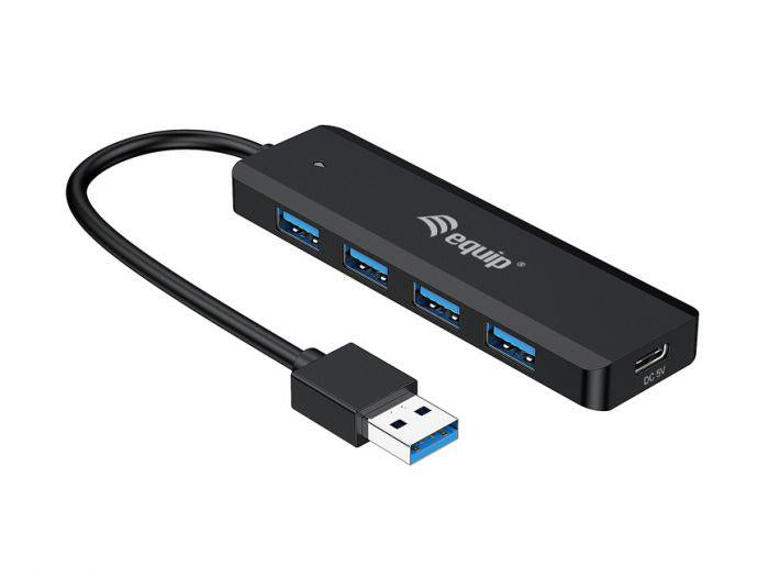 Equip Usbhub 4PORT 128959 (Hub USB Equip 4-Port USB 3.2 Gen 1 Hub with USB-C Adapter)