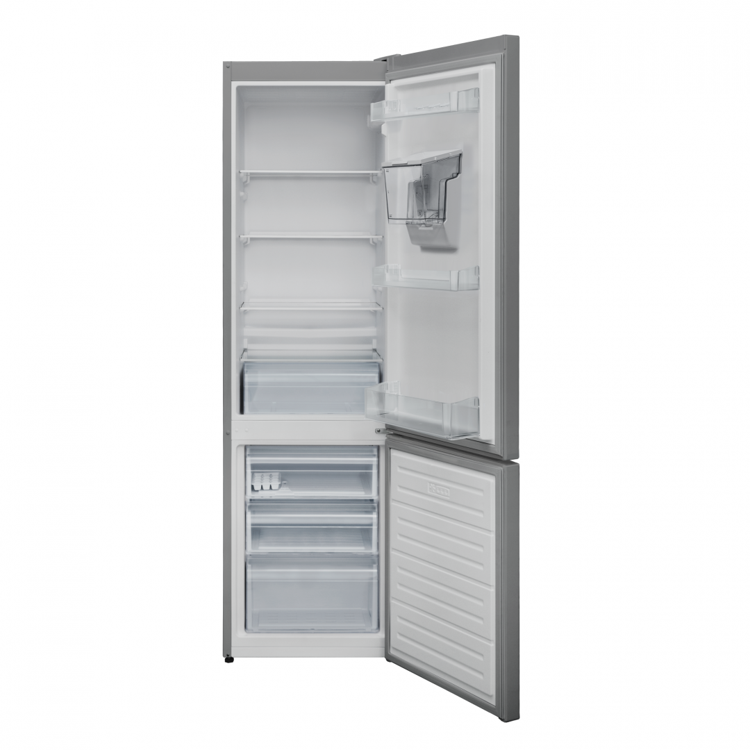 Combina frigorifica HEINNER HC-V286SWDF+, 288 l, Clasa: F, Dozator apa, Argintiu