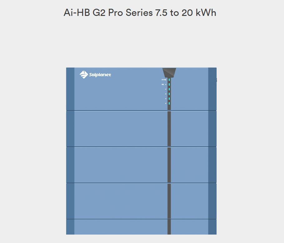 Solplanet AI-HB G2 Pro Battery Module (Solplanet High Voltage Battery Module 2.56kWh)