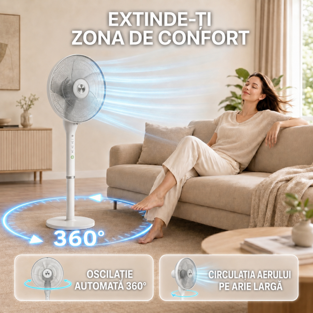 VENTILATOR CU PICIOR HEINNER HSF-L360WH