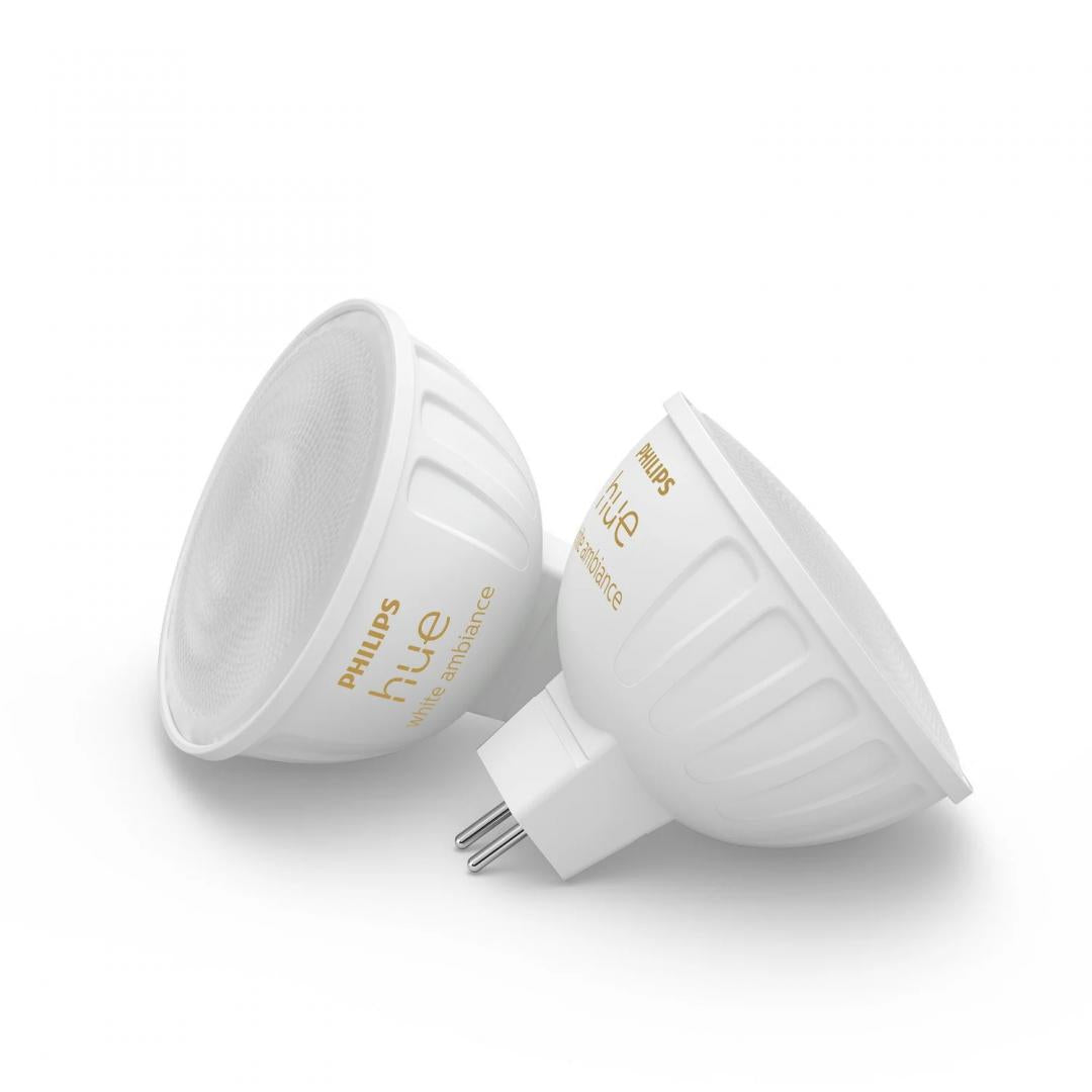 Philips Huewa 5.1W MR16 2P EU (2 Becuri LED inteligente Philips Hue MR16)