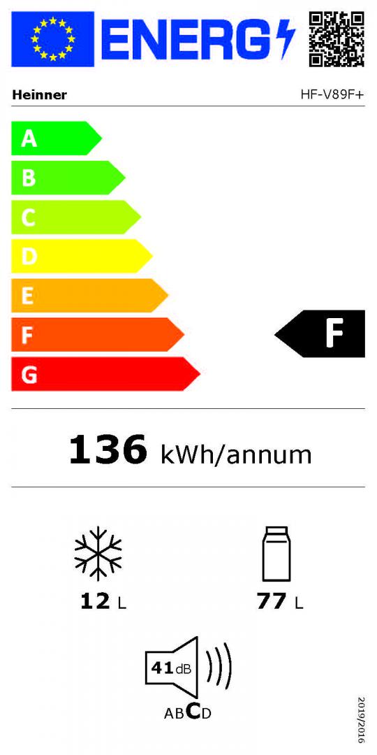 Frigider cu O Usa Heinner HF-V89F+ (frigider Heinner HF-V89F+)