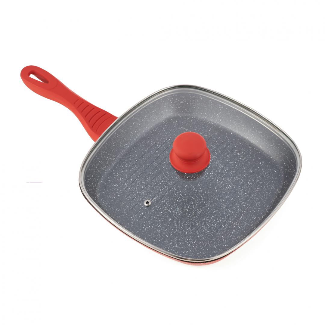 Heinner TIGAIE GRILL ALU+CAP 28x4CM,ORANGE GRAYS