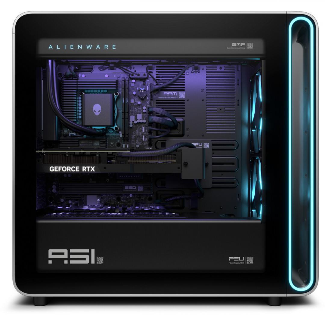 Aw AREA51 U7-265K 64 1 2 RTX5080 W11P (Desktop Gaming Dell Alienware Area-51 AAT2250 cu procesor Intel Core Ultra 7...)
