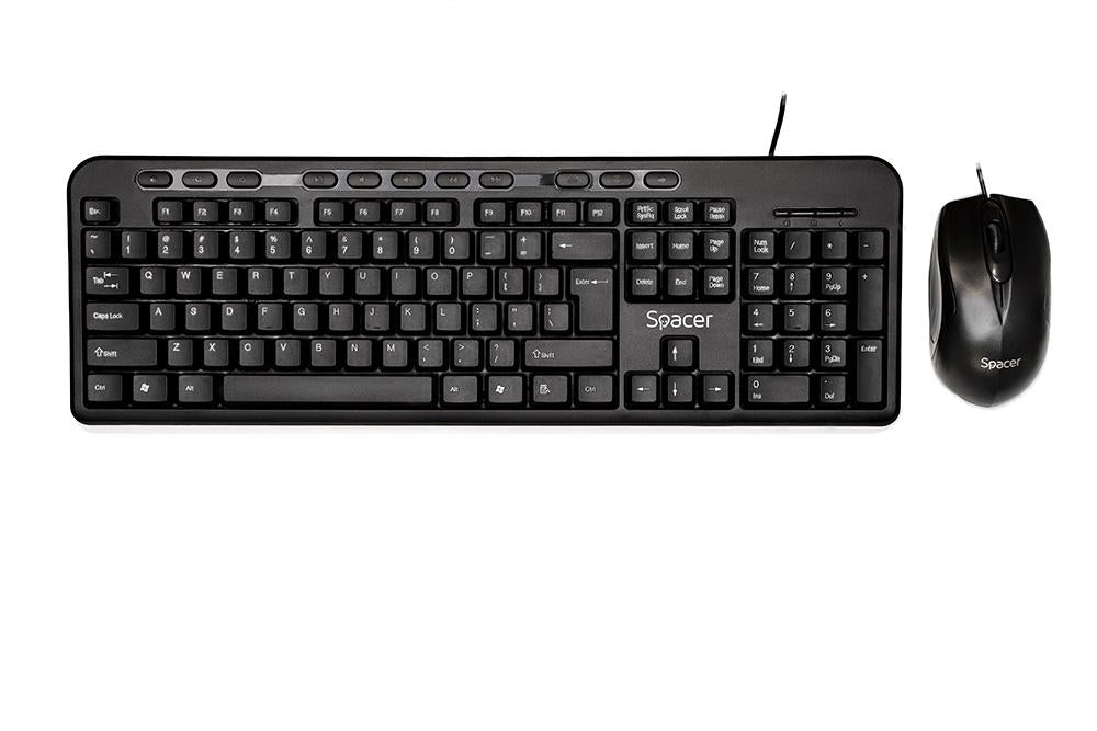 Kit Spacer cu fir SPDS-1691 (Kit Wired tastatura si mouse Spacer SPDS-1691)