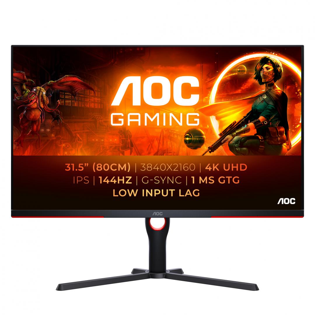 Monitor Aoc 31.2" U32G3X/BK (Monitor Consumer Aoc U32G3X/BK)