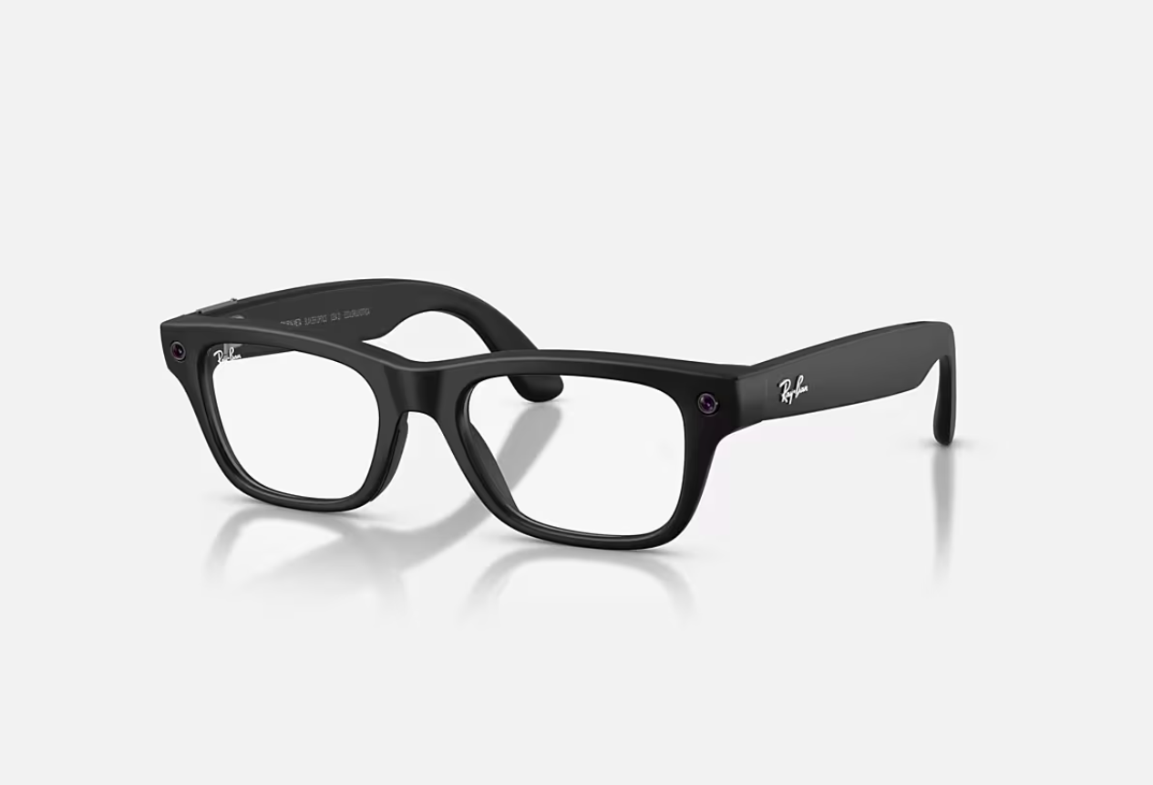 RayBan Meta Blayzer Optics MB/Demo G2 (Ray-Ban Meta Blayzer Optics Gen 2 AI Glasses Matte Black/Demo RW7001 2077 50)
