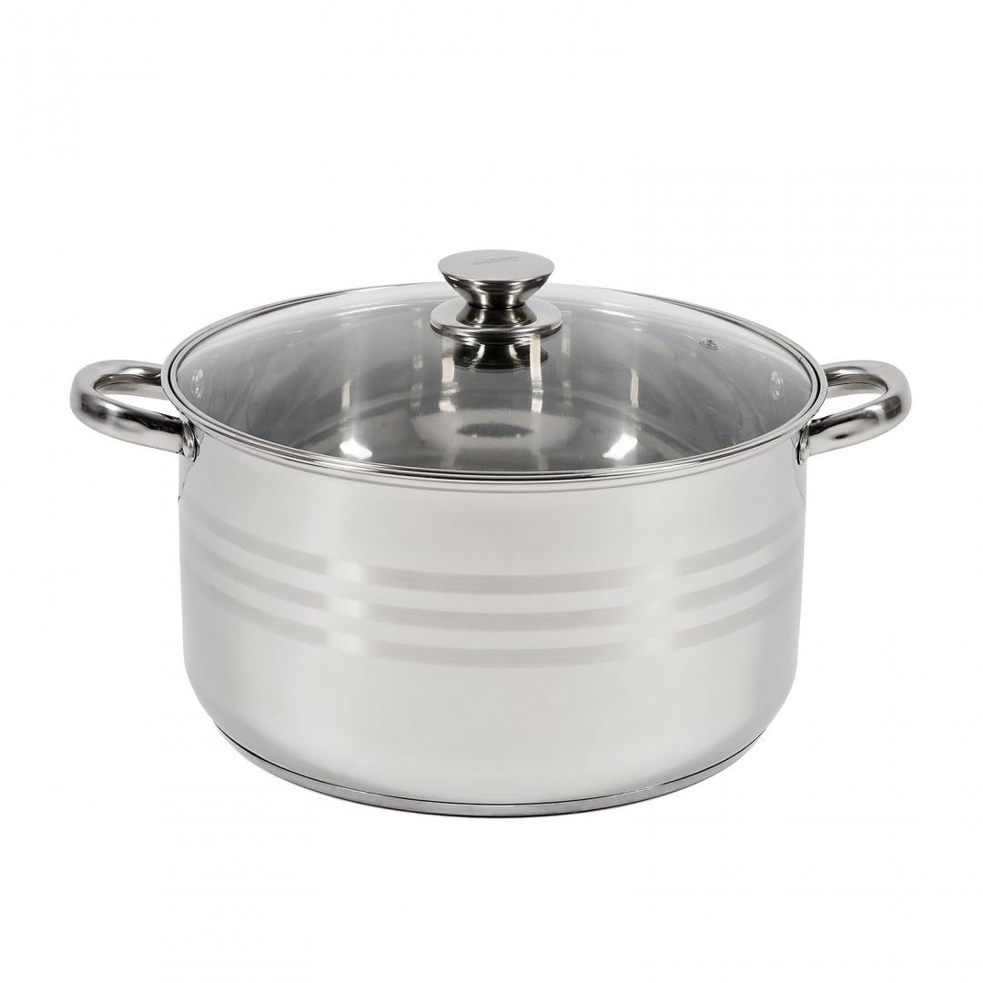 Oala Inox+capac, 30X17 CM, 12 L, Myra (oala Inox+capac 30X17 CM)