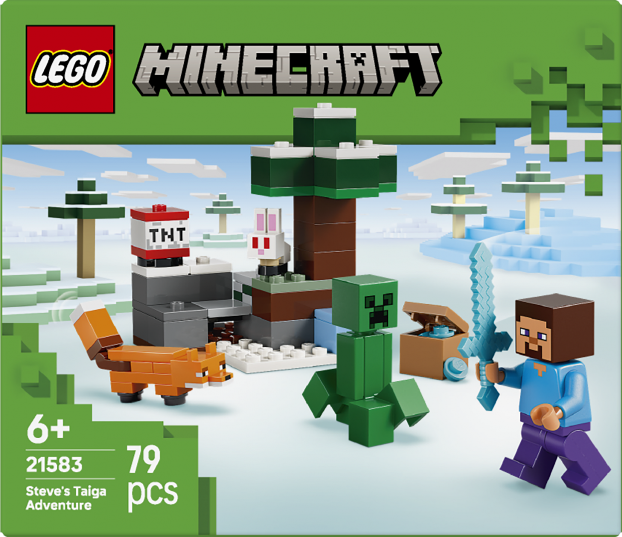 Aventura din Taiga Lui Steve  LEGO21583 (aventura din Taiga a Lui Steve  LEGO21583)