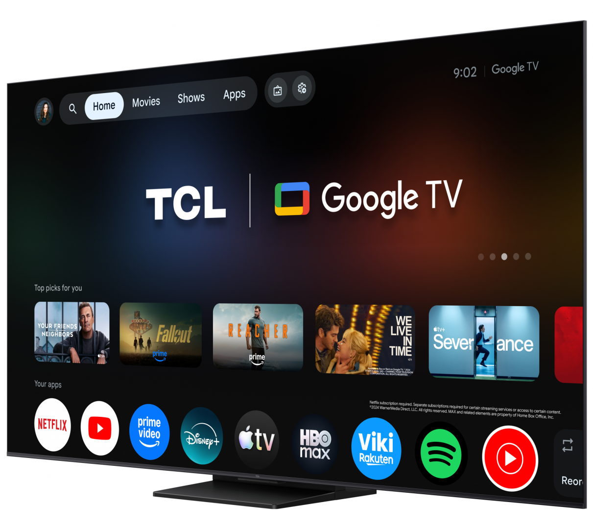 QD-MiniLED TV 55''(138 cm) TCL MQLED75L