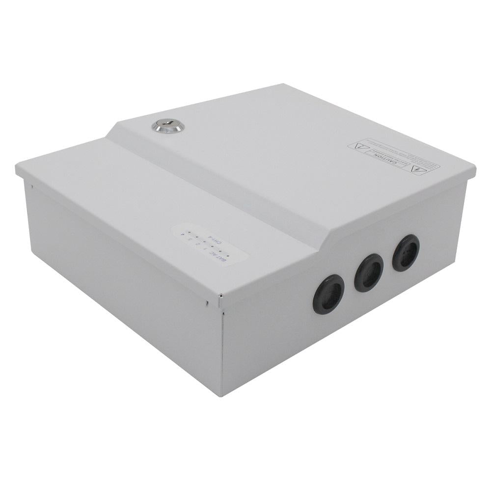 Sursa 10a Backup 9CH Ptc Metal CCTV (Sursa de alimentare 10a cu back up si 9 canale protejate pentru sisteme CCTV)