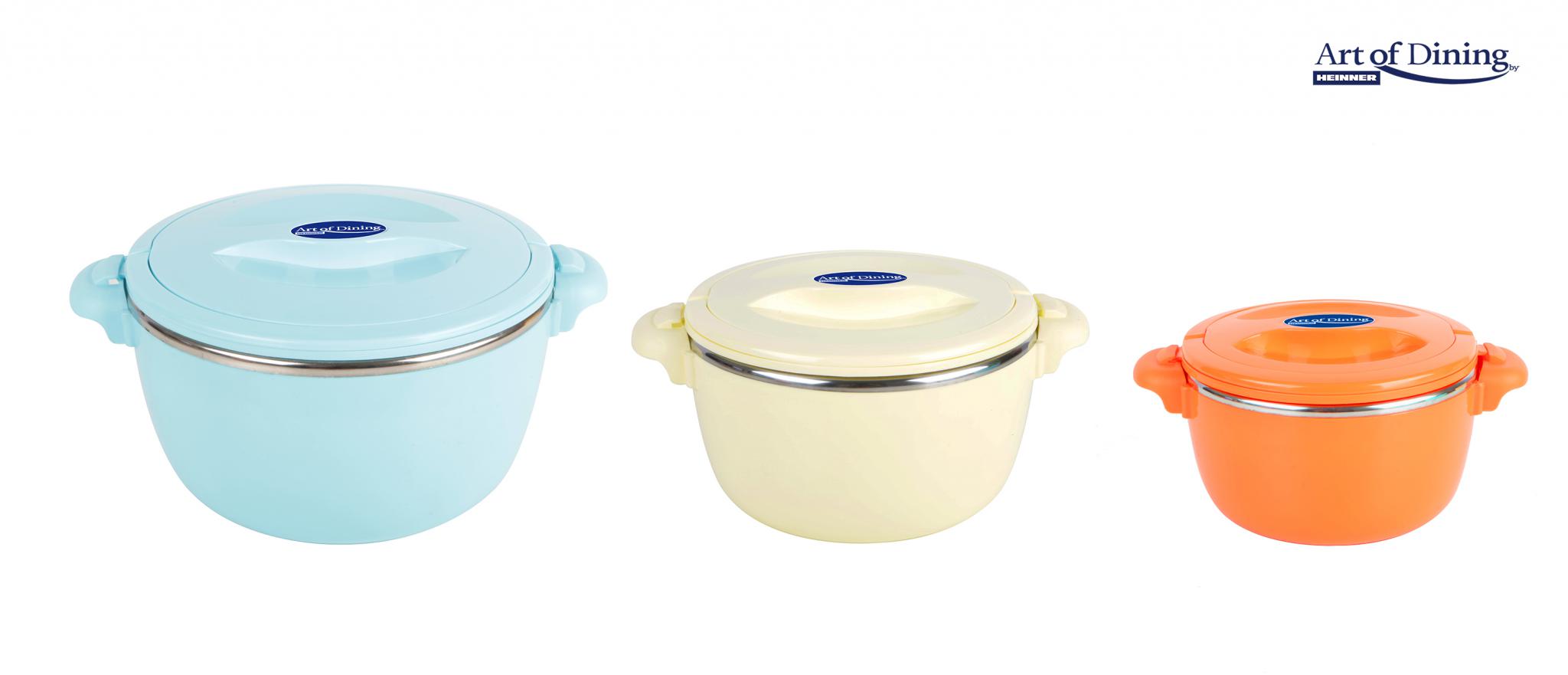 Set 3 Caserole Termice 2+4+6L,BELLY Blue (set 3 Caserole Termice 2+4+6L)