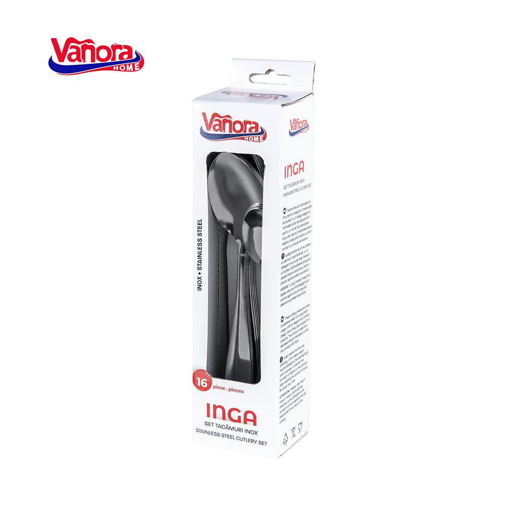 SET TACAMURI 16 PIESE, INGA, VANORA HOME