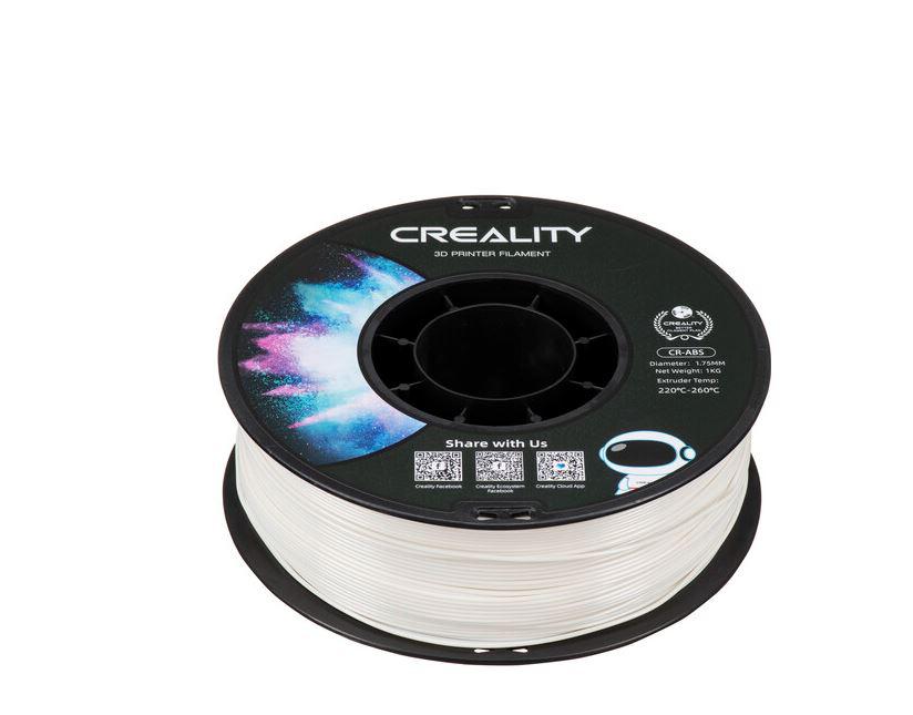 Creality 3D Filament CR-ABS White 1KG (creality CR-ABS 3D Printer Filament)