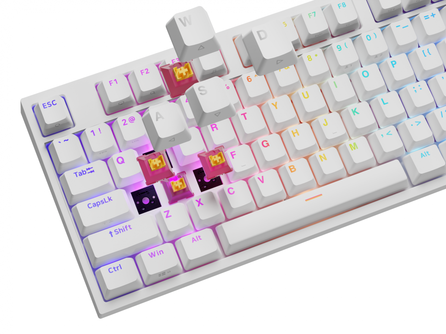 Tastatura Genesis Thor 404 P alb