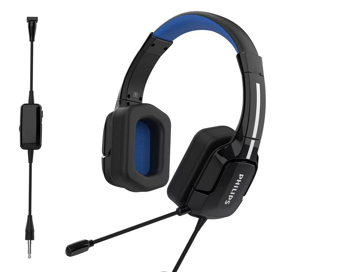Casti cu micr. Philips TAGH301BL, 3.5MM (Casti Gaming Head-band Philips TAGH301BL)