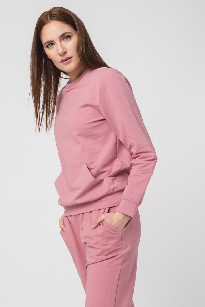 Pegas BLUZA COTON CASUAL FEMEI PINK-L