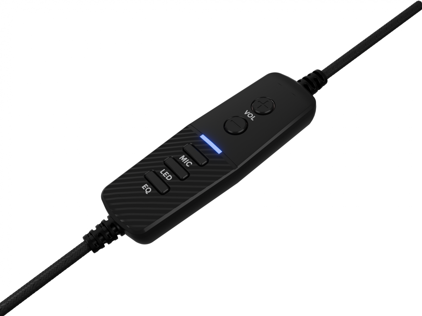 Casti cu fir Genesis Neon 764 negru