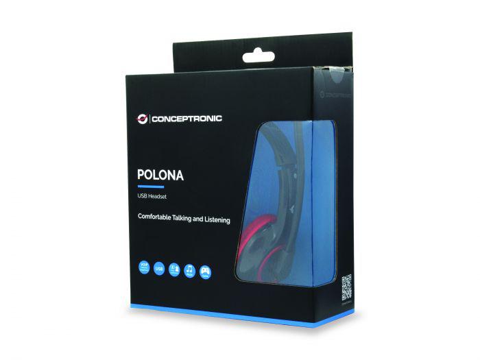 Conceptronic USB Headset CCHATSTARU2R (Casti Head-band Conceptronic CCHATSTARU2R)