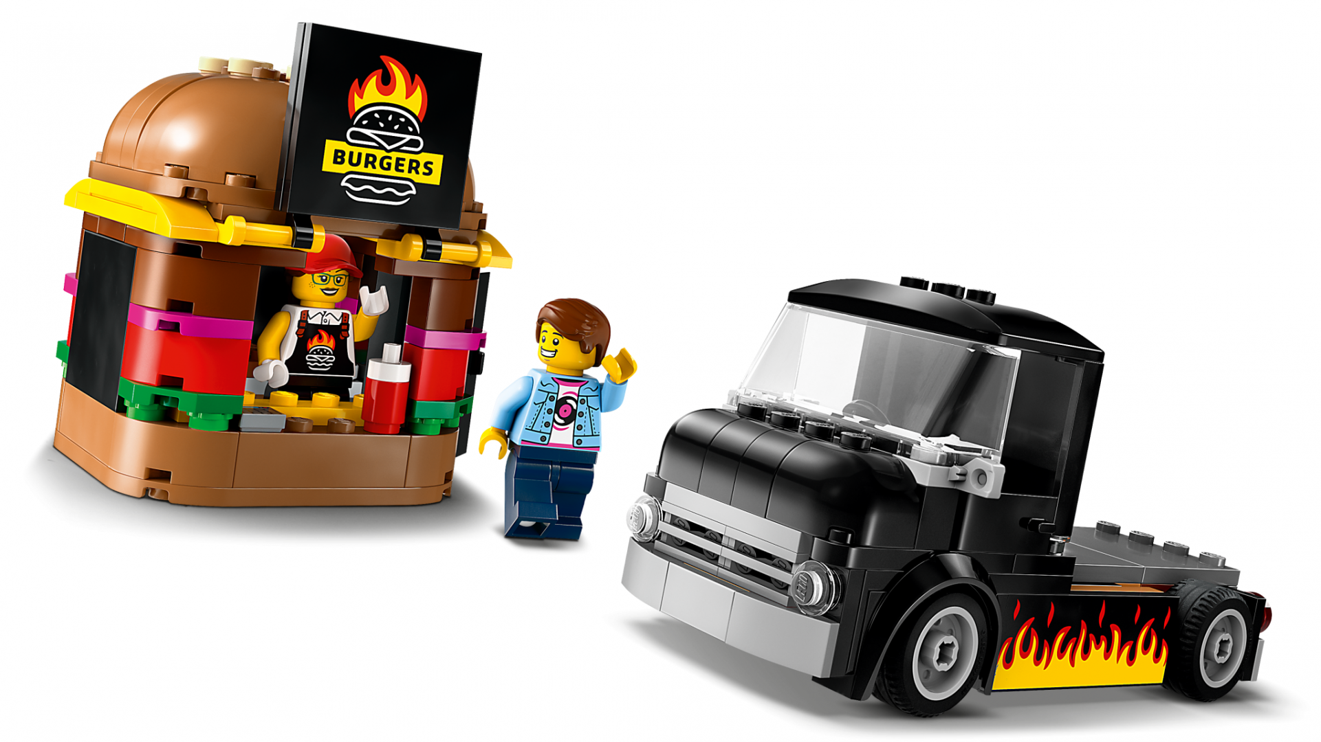 TONETA CU BURGERI, LEGO 60404