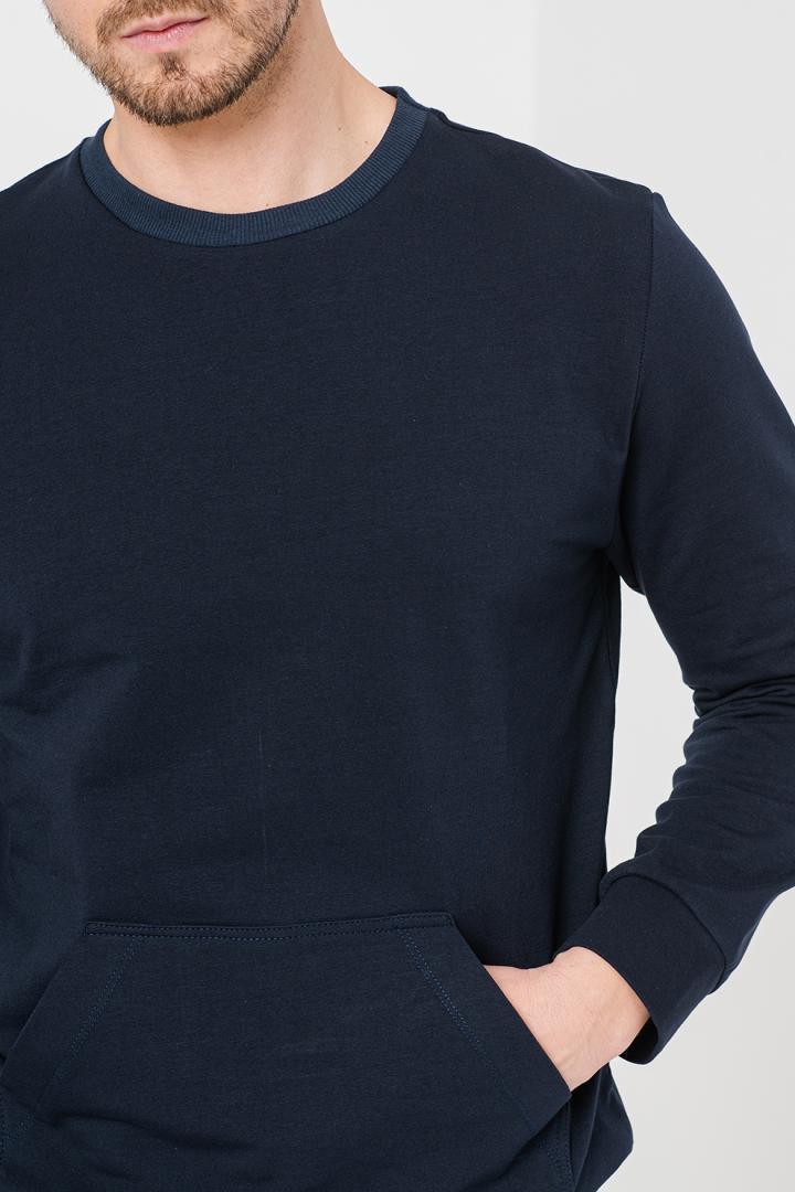 Pegas BLUZA COTON CASUAL BARBATI NAVY-M