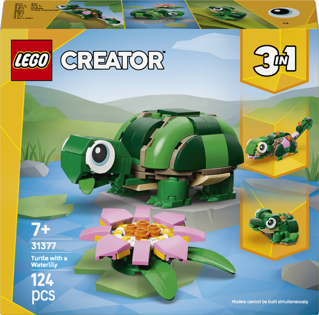 BROASCA-TESTOASA Floare Nufar  LEGO31377 (BROASCA-TESTOASA cu O Floare de Nufar  LEGO31377)
