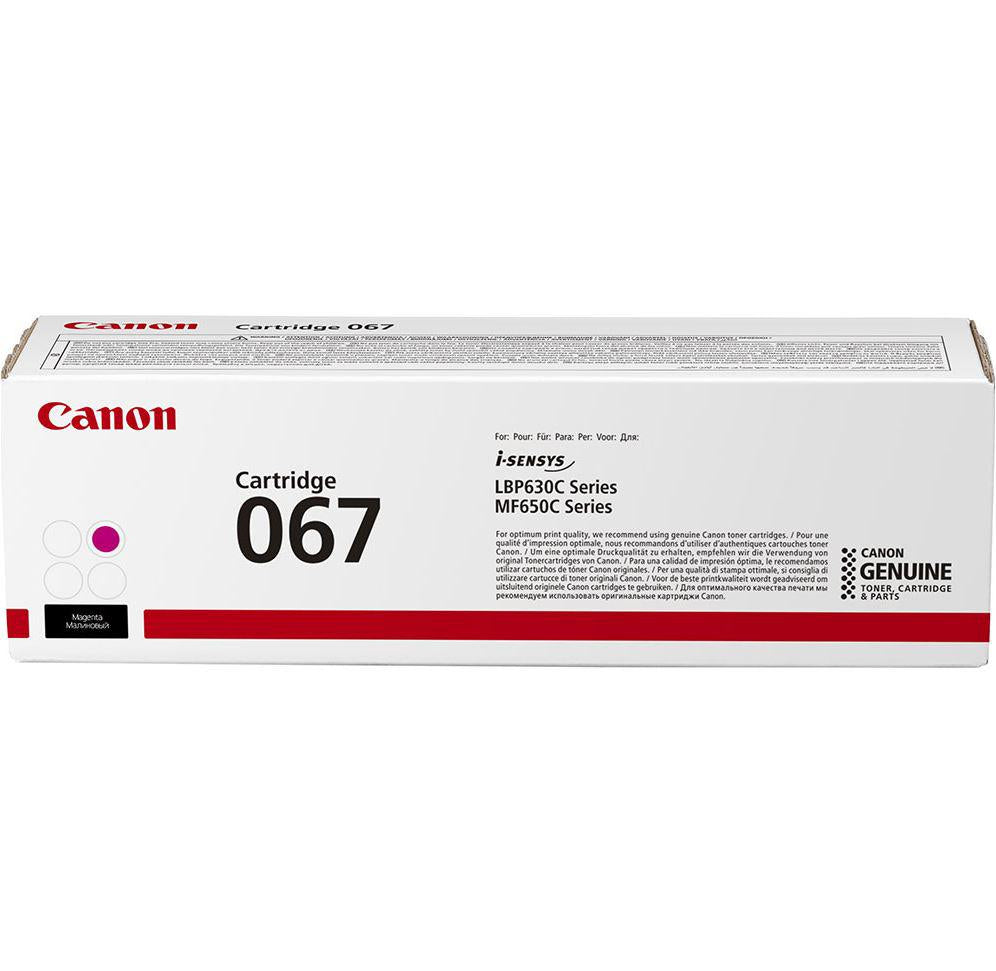 Toner Canon CRG067M, MAGENTA, capacitate 1250 pagini, pentru LBP-631 / LBP-631-cw / LBP-633 / LBP-633cdw / CRG-067Y / CRG067Y / MF-651 / MF- 651cw / MF-655 / MF-655cdw / MF-657 / MF-657cdw.