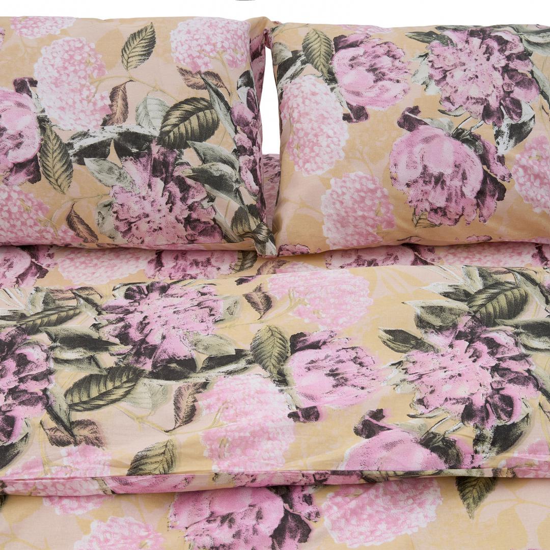 Vanora Set de pat king size bumbac,92 gsm,Peony