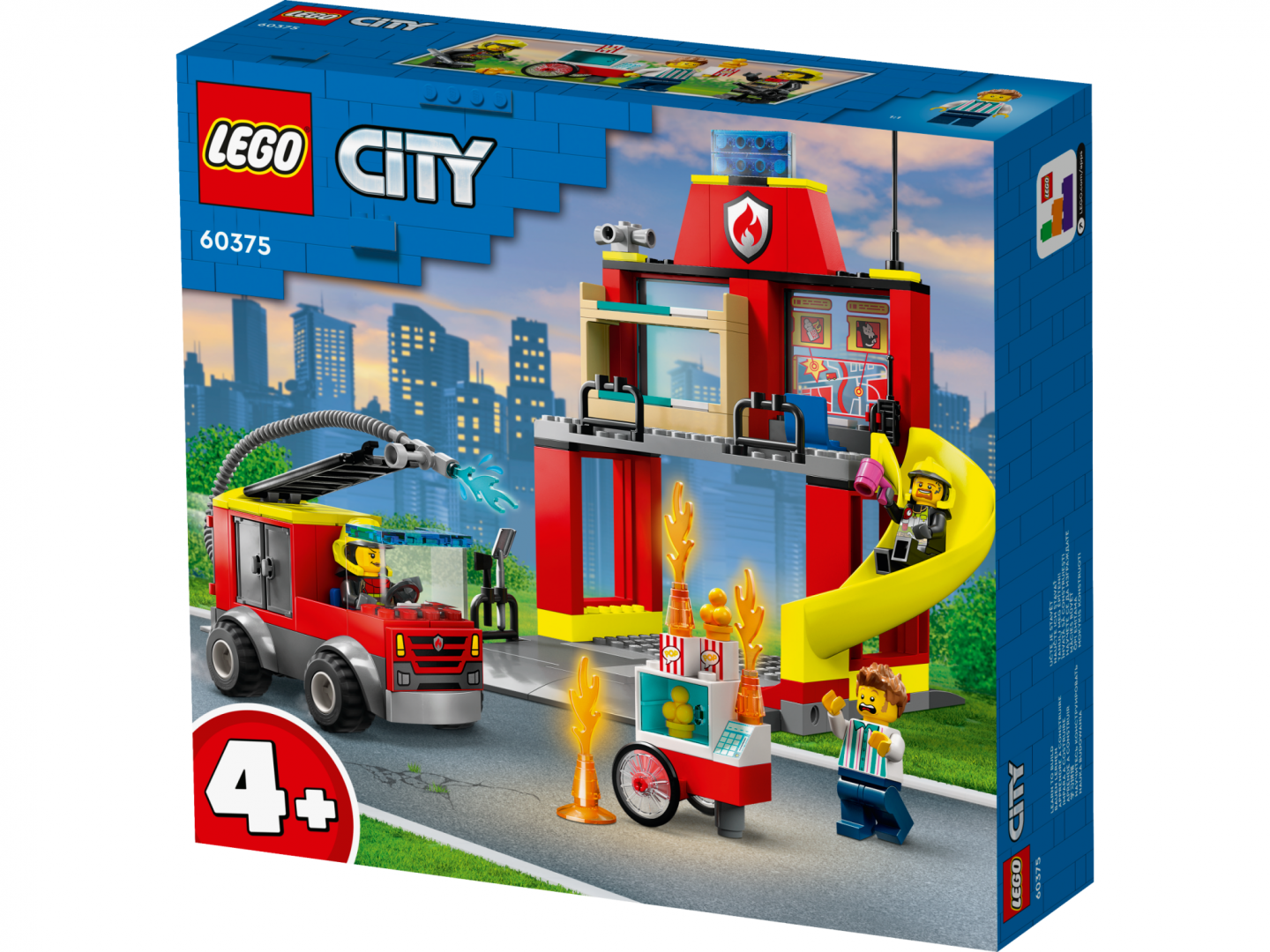 Remiza si Masina de Pompieri, Lego 60375 (60375 Remiza si masina de pompieri)