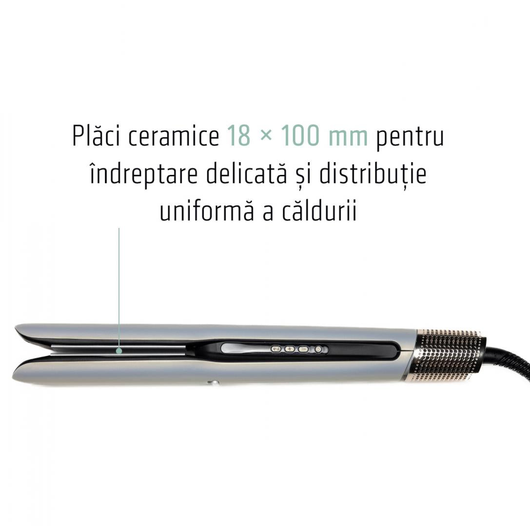 Placa de Par Heinner HHS-Y2IN1BLDC-WH (placa de Indreptat Parul cu Aer Cald Profesionala Heinner HHS-Y2IN1BLDC-WH)