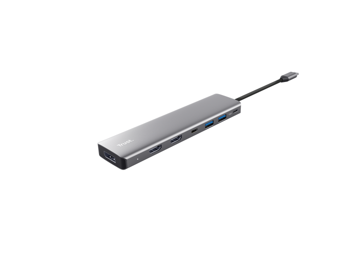 Adaptor Trust Dalyx 7 in 1, gri